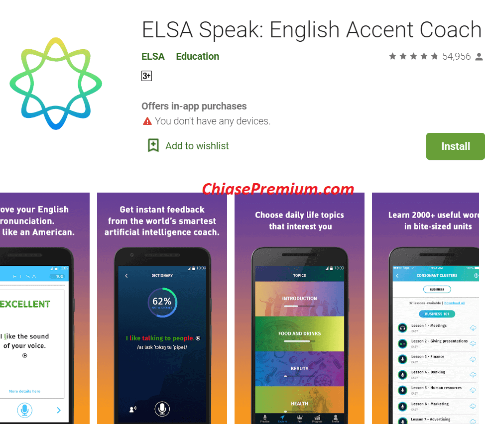 Elsa Speak được coi là ứng dụng học tiếng Anh tốt nhất trên thế giới