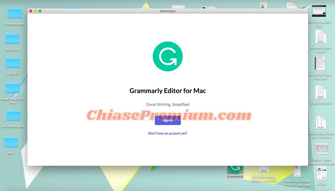 Hướng dẫn sử dụng Grammarly trên máy tính Mac (tiếp theo)