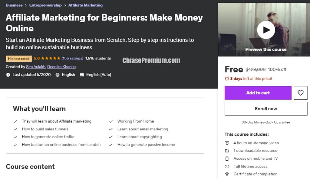 Affiliate Marketing for Beginners: Make Money Online