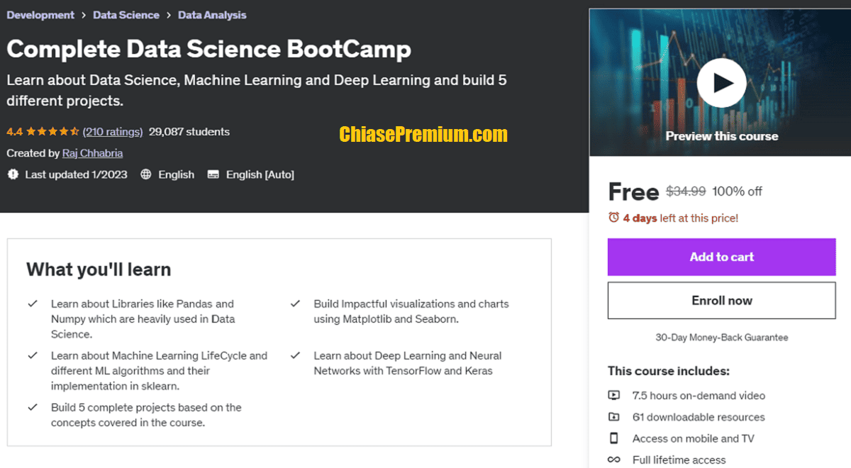 Complete Data Science BootCamp