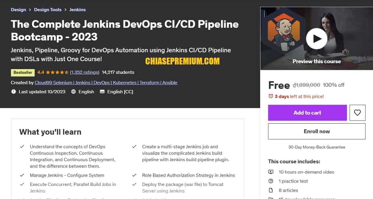 The Complete Jenkins DevOps CI/CD Pipeline Bootcamp