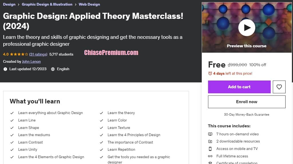 Graphic Design: Applied Theory Masterclass! (2024)