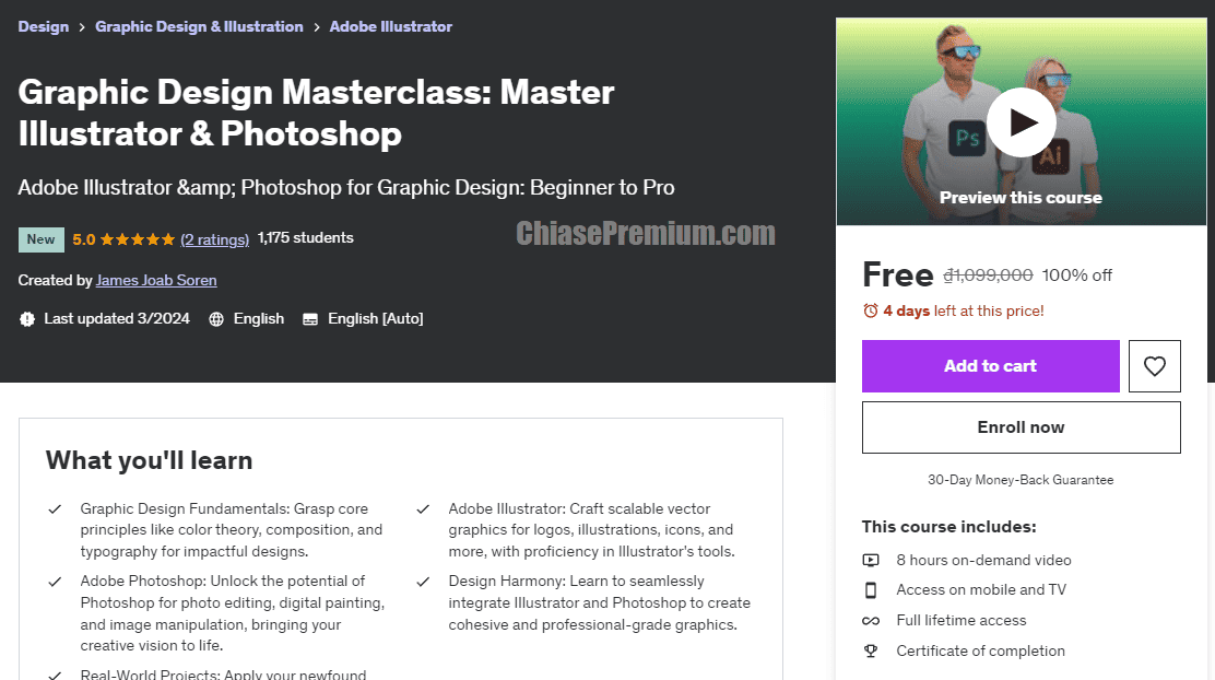 Graphic Design Masterclass: Master Illustrator & Photoshop
