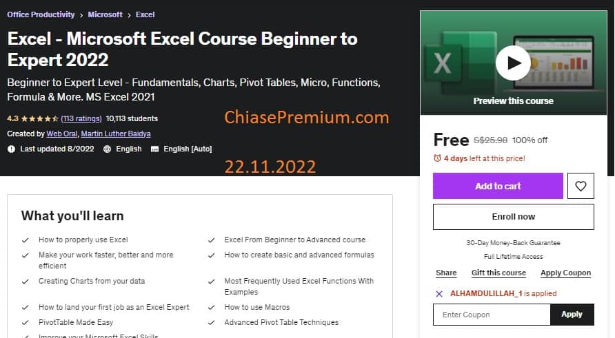 excel-microsoft-excel-course-beginner-to-expert-2022
