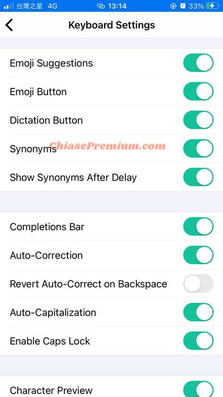 Thiết lập cài đặt Grammarly Keyboard trên iOS