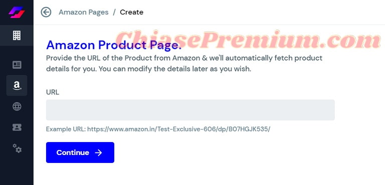 thiết kế Landing Page Amazon với Pagemaker.io