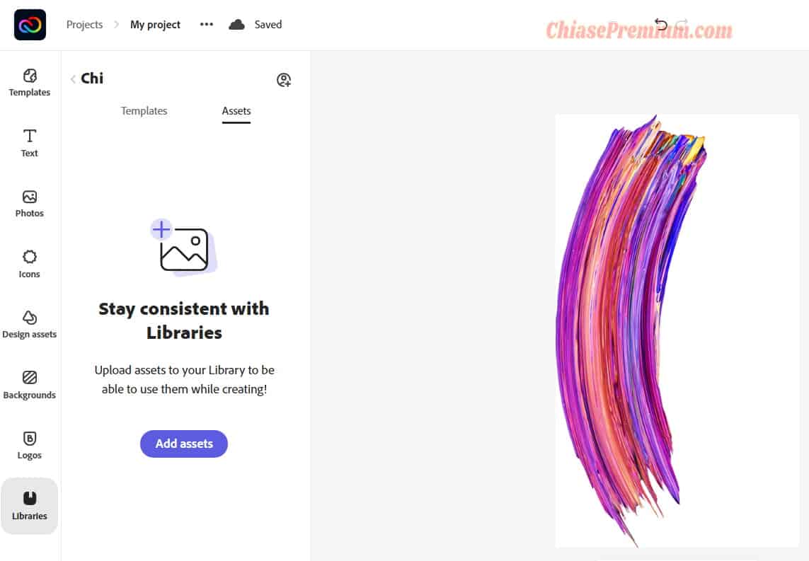 Adobe Creative Cloud Express: Libraries
