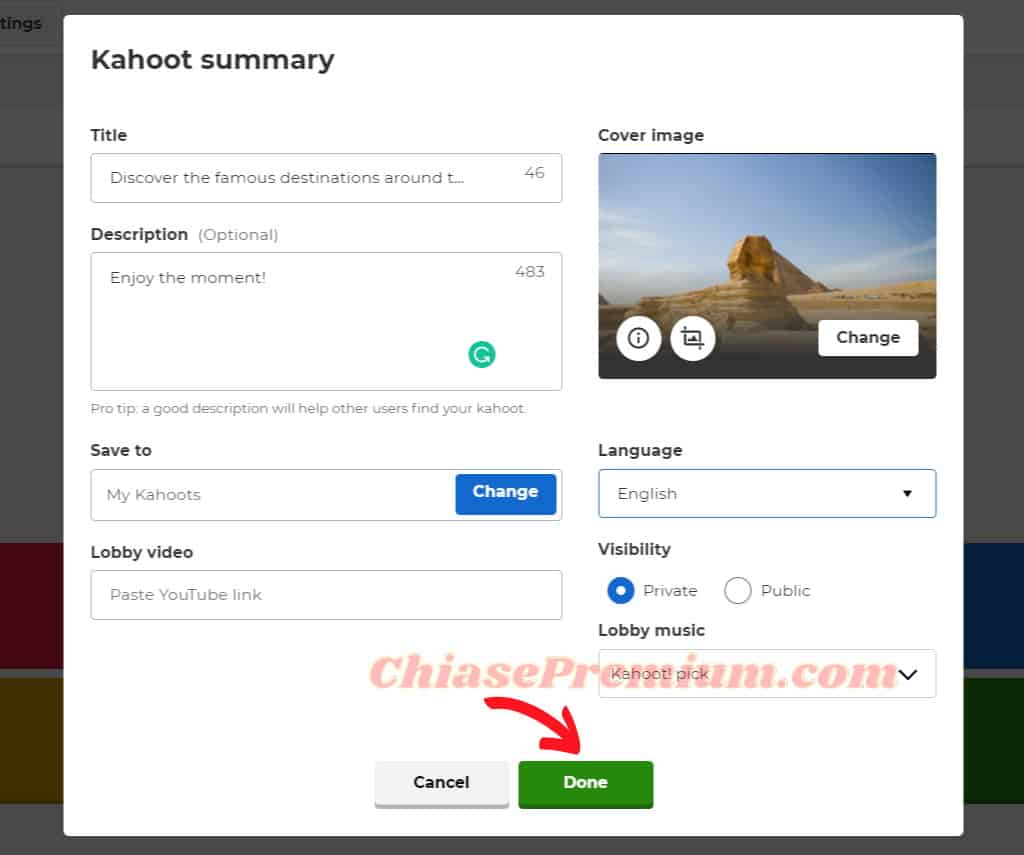 How to Create a Kahoot! Quiz - Instruction by ChiasePremium