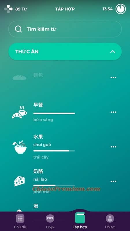 Tự học tiếng Trung với ứng dụng Drops - ChiasePremium.com