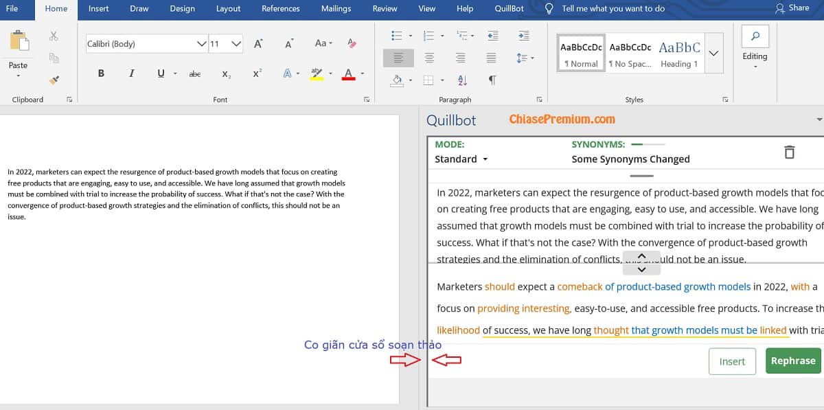 Cách cài đặt QuillBot cho Microsoft Word trên Windows (tiếp theo)