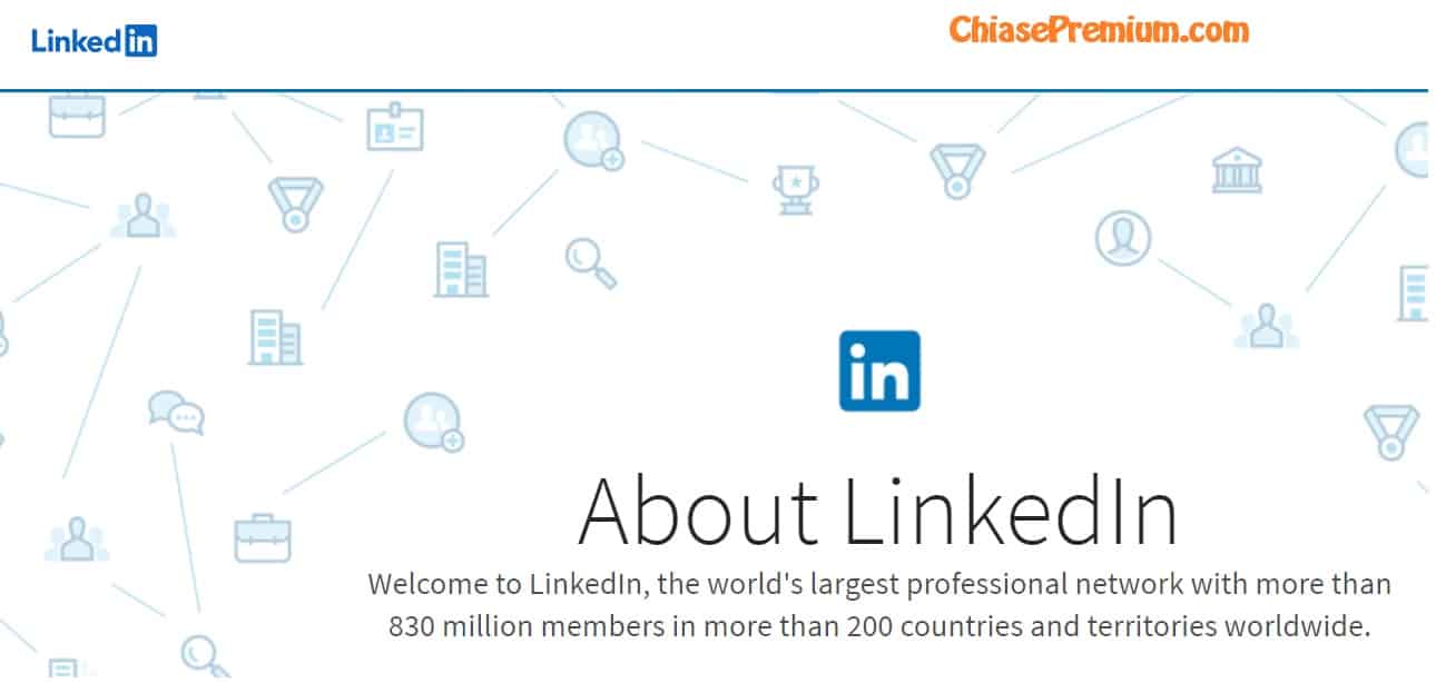 Linkedin có hơn 800 triệu người dùng ở 20 quốc gia.