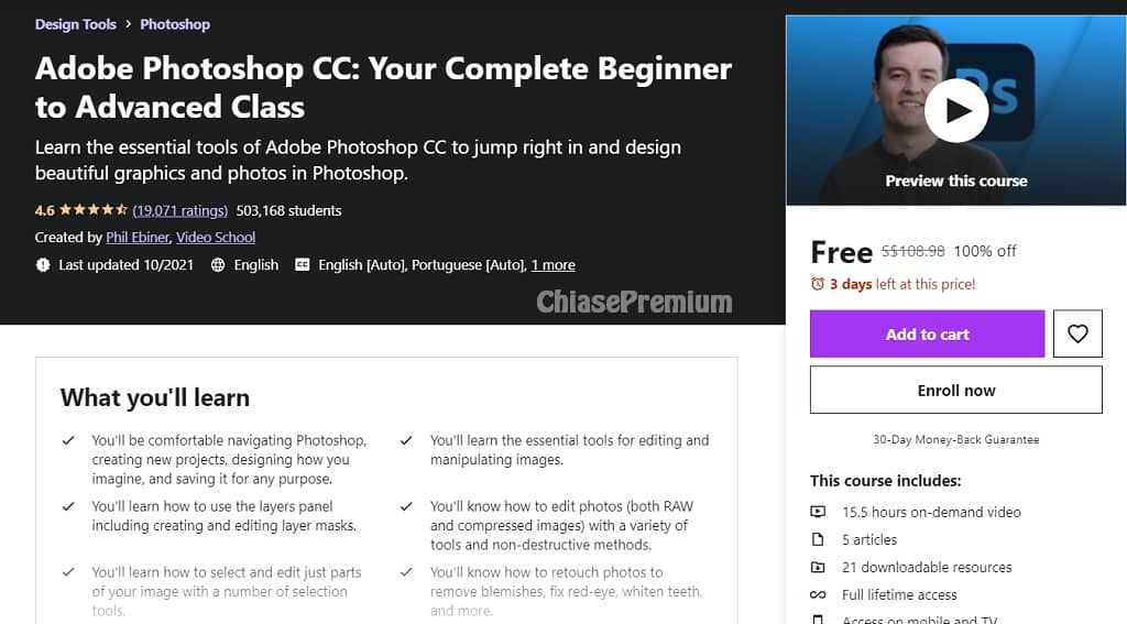 Adobe Photoshop CC-Your Complete Beginner to Advanced Class