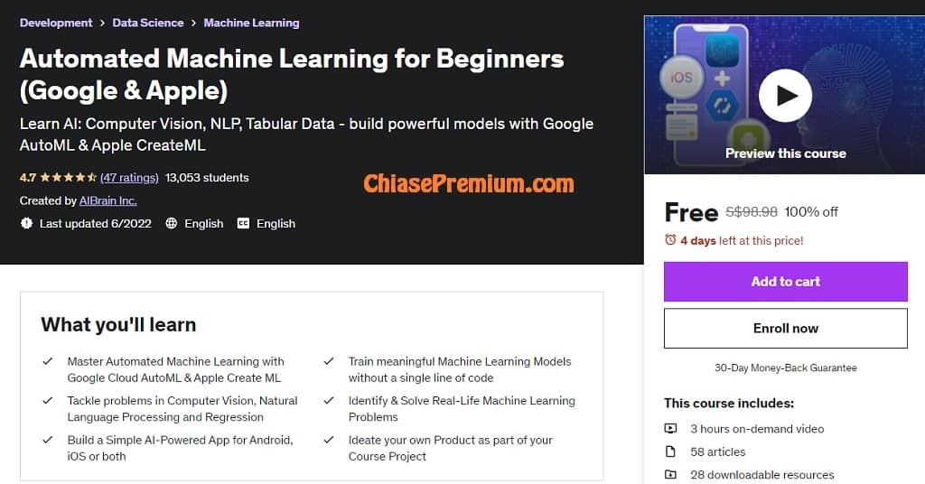 Automated Machine Learning for Beginners