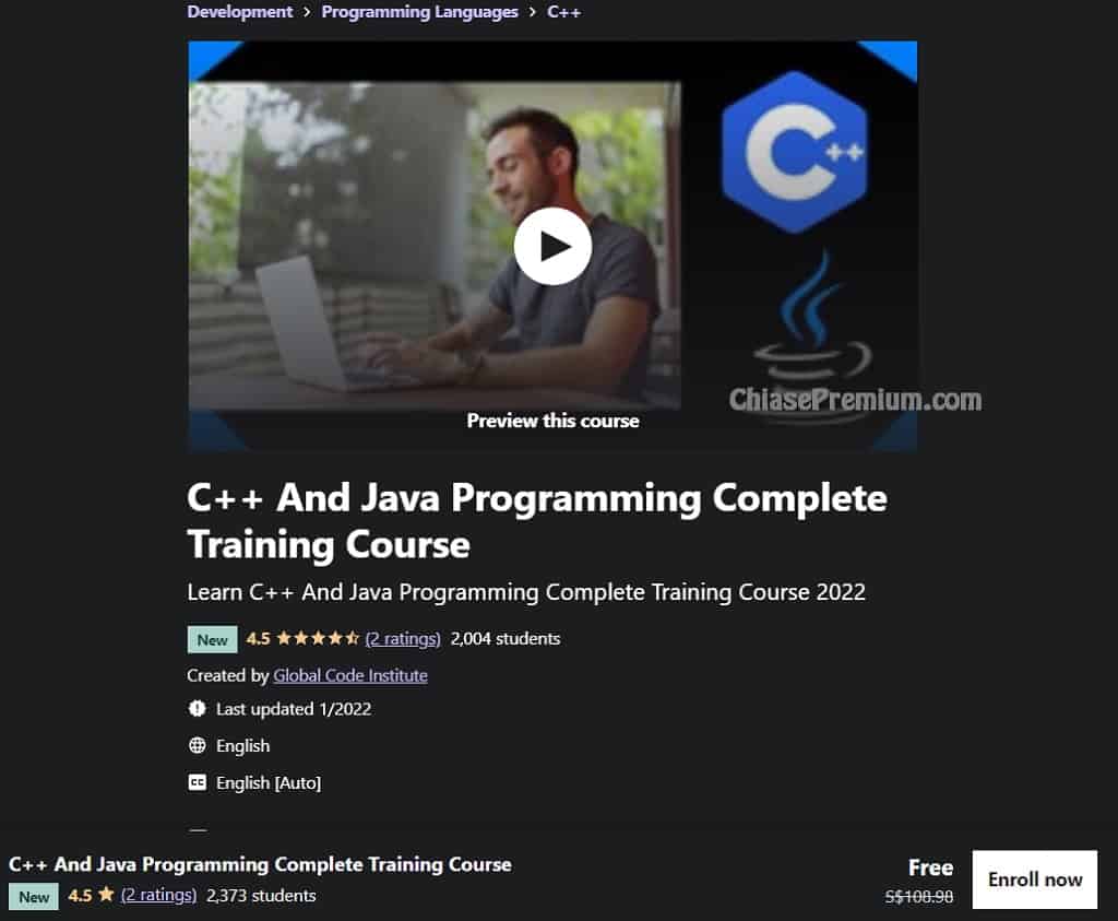 C++ And Java Programming Complete Training Course Learn - Udemy