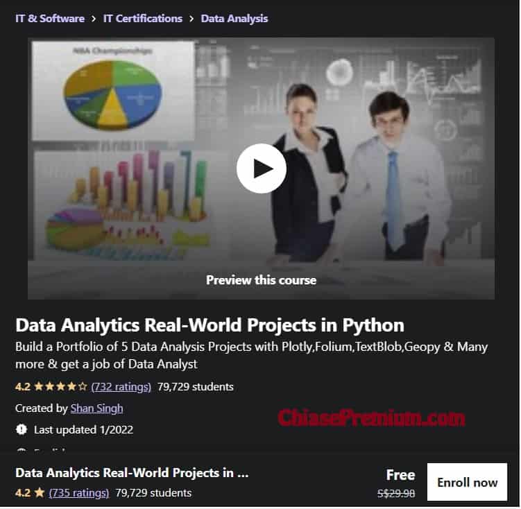 Data Analytics Real-World Projects in Python