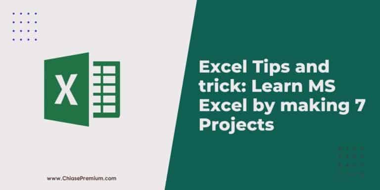 [100% Off] Excel Tips and trick Learn MS Excel by making 7 Projects