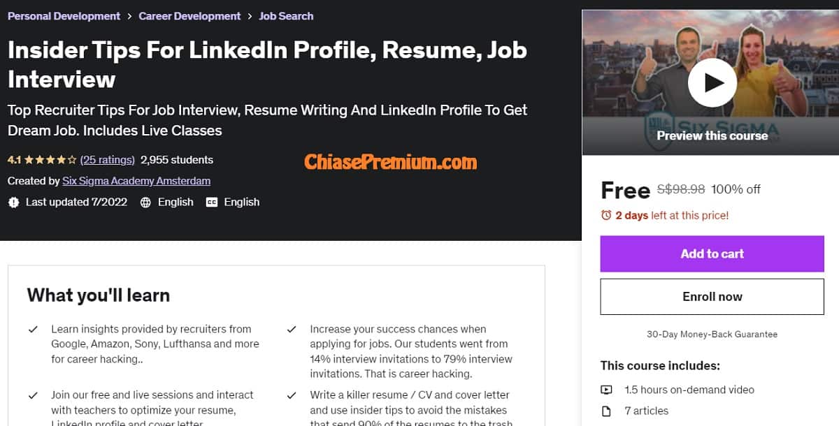 Insider Tips For LinkedIn Profile, Resume, Job Interview