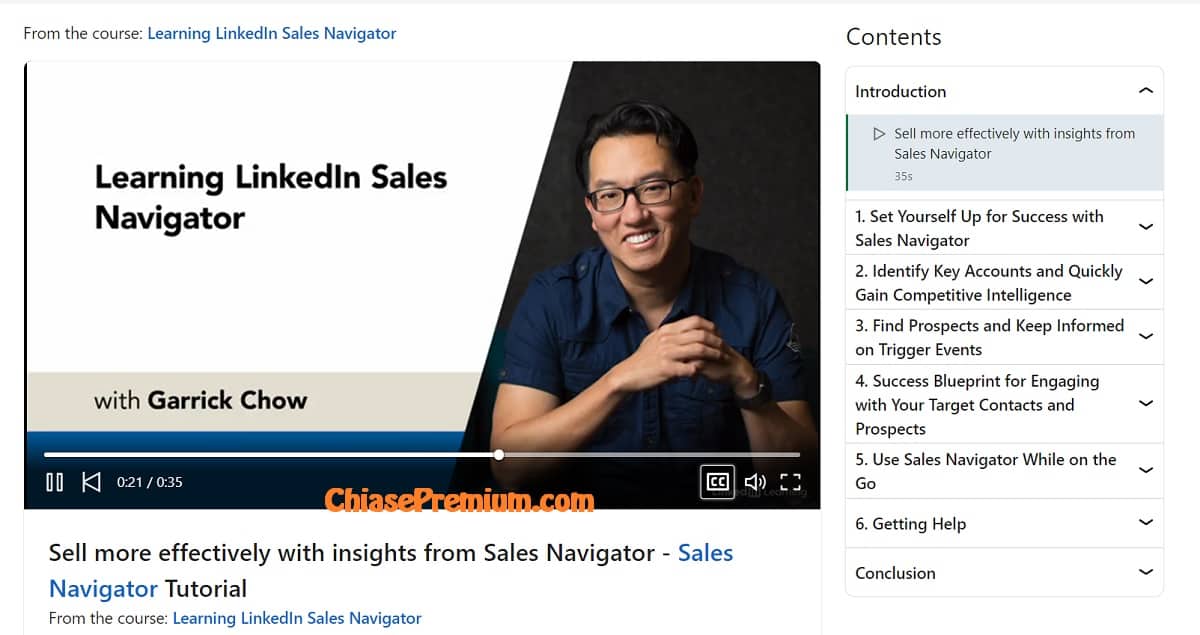 Learning LinkedIn Sales Navigator