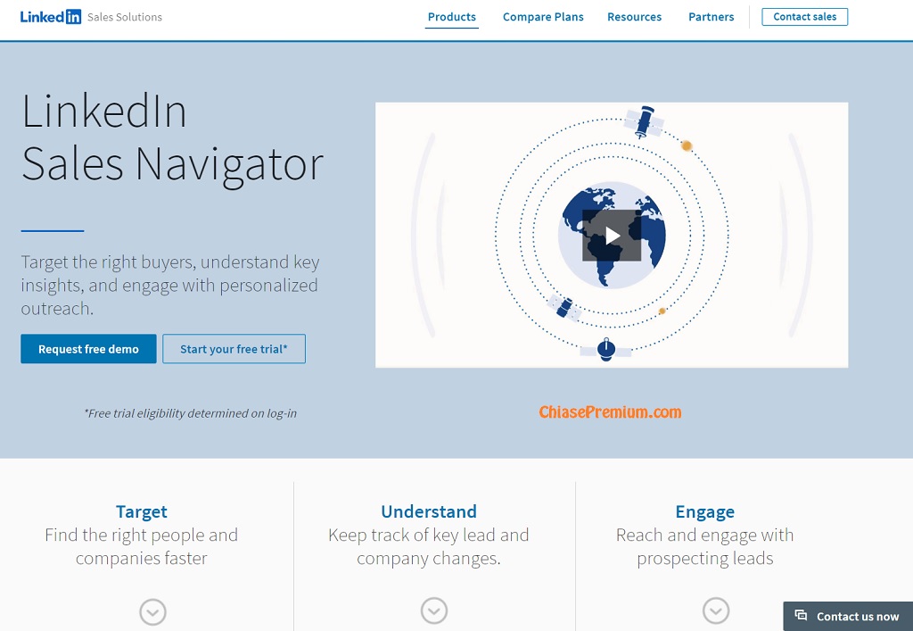 Các tính năng chính của gói Linkedin Sales Navigator