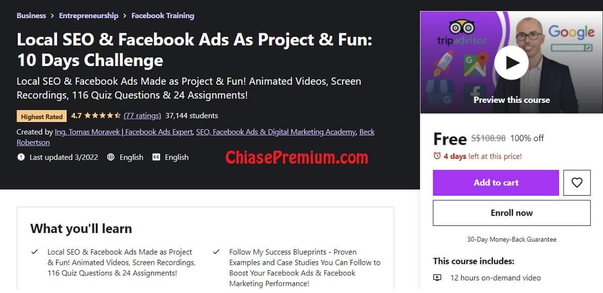 Local SEO & Facebook Ads As Project & Fun