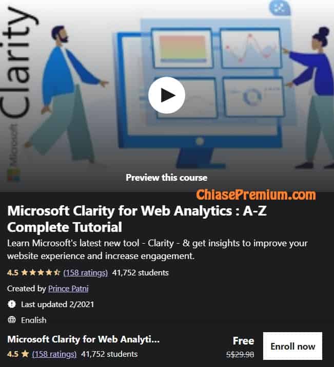 Microsoft Clarity for Web Analytics : A-Z Complete Tutorial Learn Microsoft's latest new tool - Clarity - & get insights to improve your website experience and increase engagement.