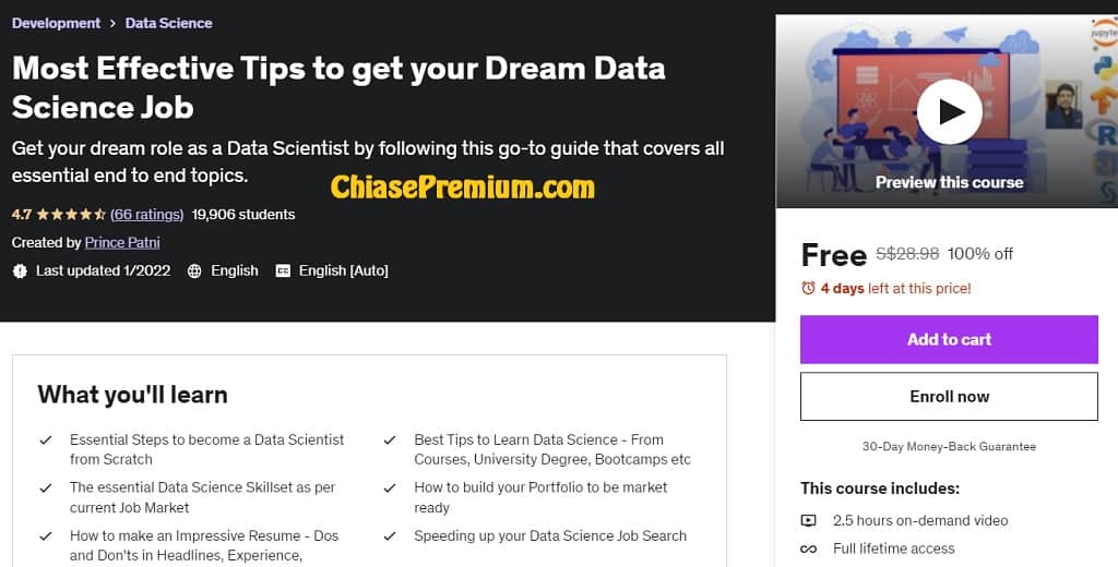 Most Effective Tips to get your Dream Data Science Job