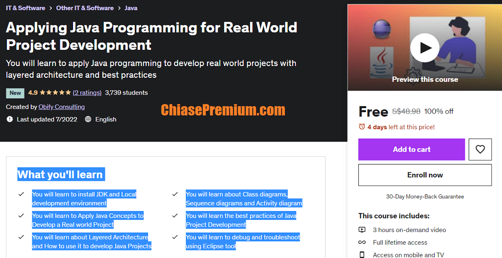 Applying Java Programming for Real World Project Development