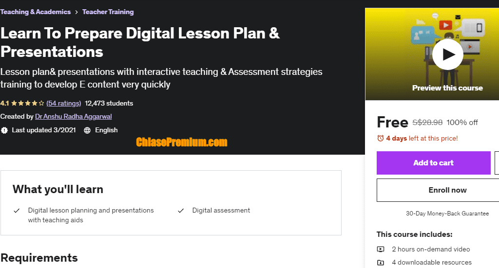Learn To Prepare Digital Lesson Plan & Presentations | Udemy