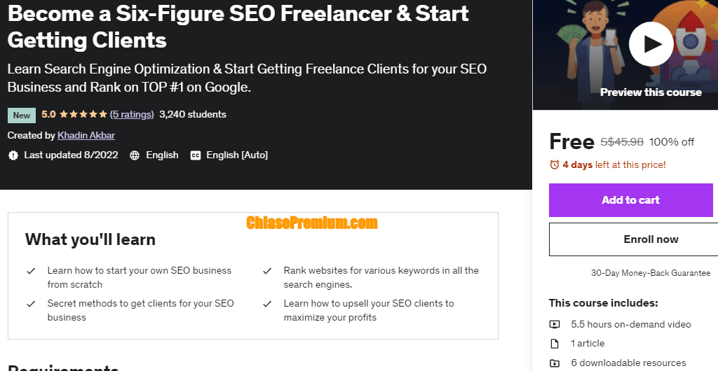 Become a Six-Figure SEO Freelancer & Start Getting Clients