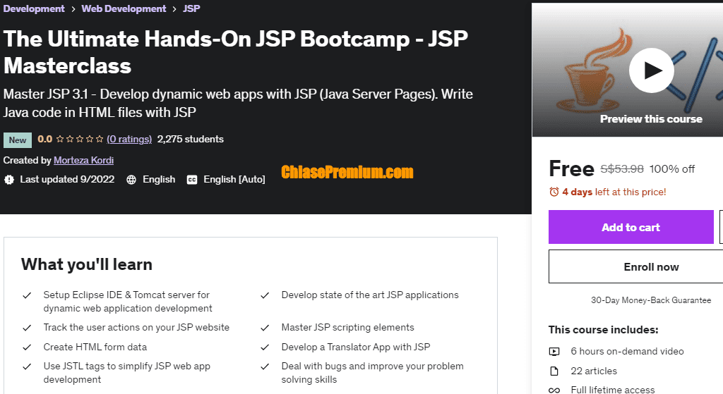 The Ultimate Hands-On JSP Bootcamp - JSP Masterclass