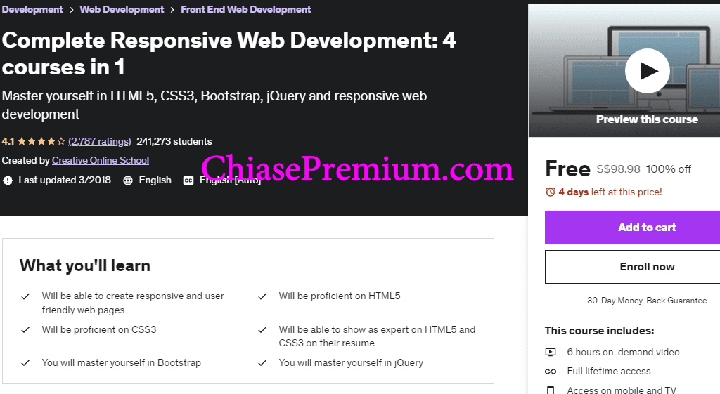 Complete Responsive Web Development: 4 courses in 1