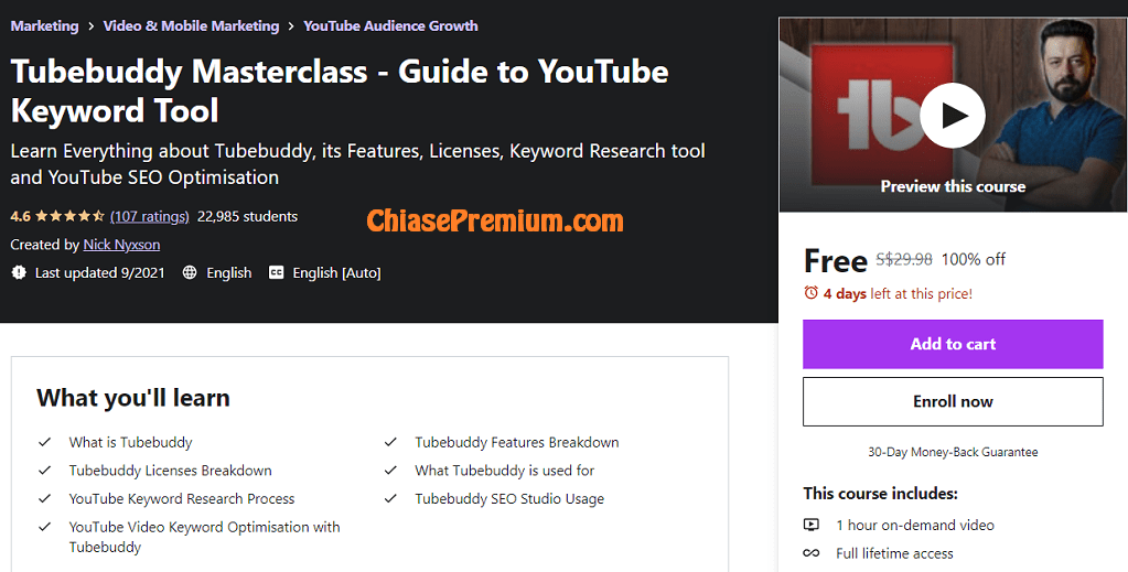 Tubebuddy Masterclass - Guide to YouTube Keyword Tool