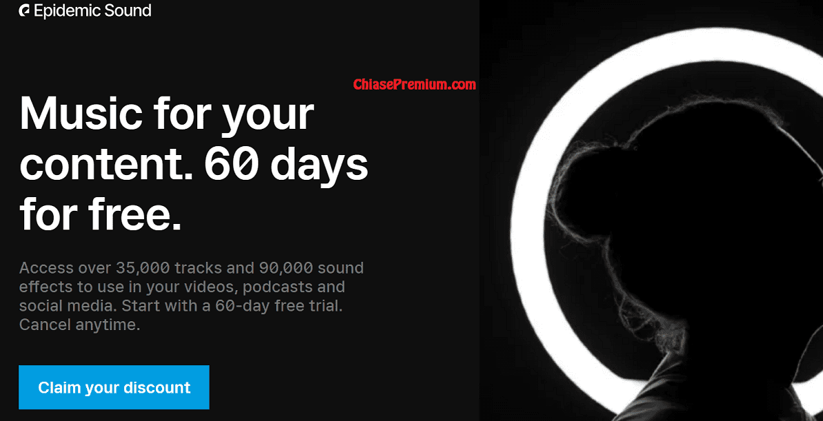 Đăng ký Epidemic Sound (full) miễn phí 60 ngày 