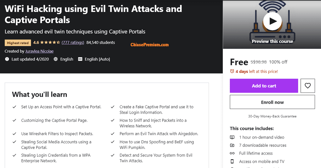 WiFi Hacking using Evil Twin Attacks and Captive Portals