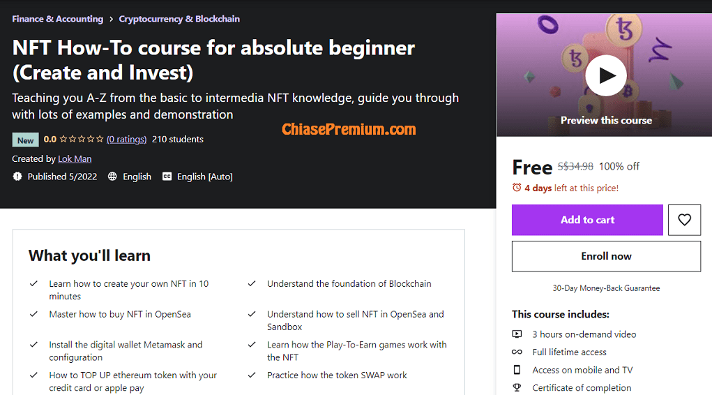 NFT How-To course for absolute beginner (Create and Invest)