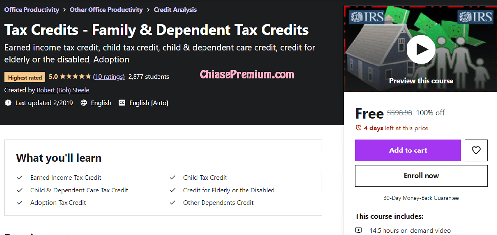 Tax Credits - Family & Dependent Tax Credits 