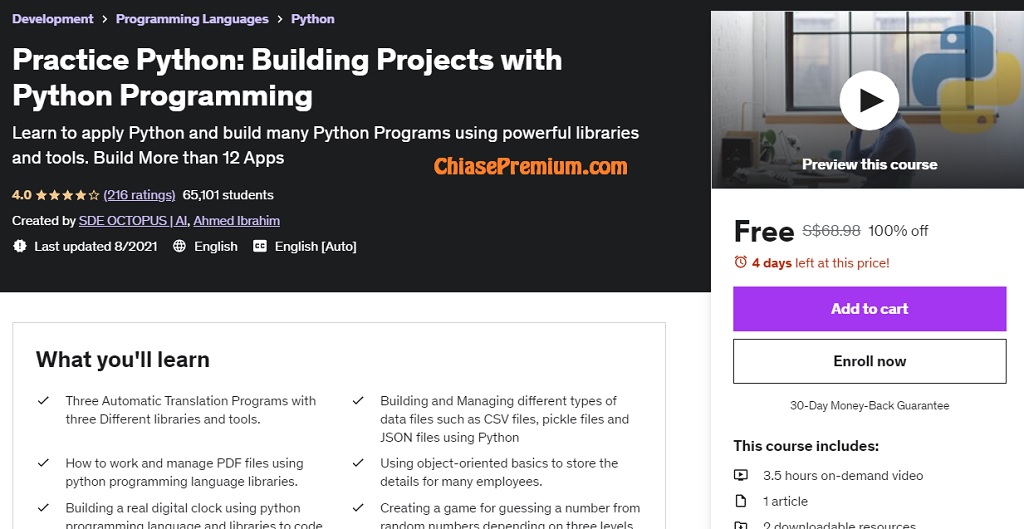Practice Python: Building Projects with Python Programming