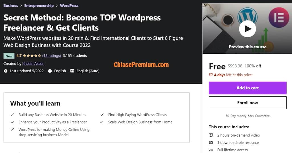 Secret Method Become TOP WordPress Freelancer & Get Clients