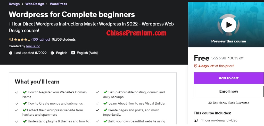 Wordpress for Complete beginners 1 Hour Direct WordPress instructions Master WordPress in 2022 - WordPress Web Design course!