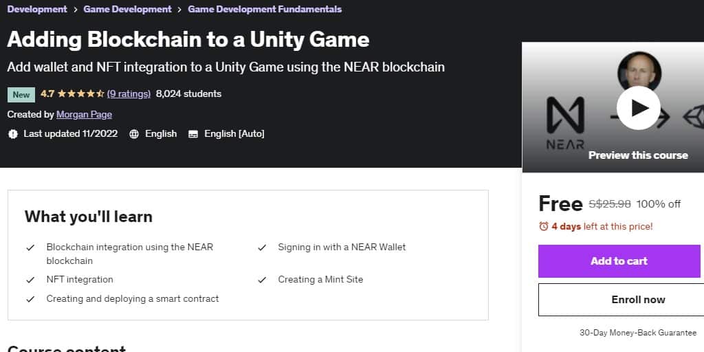 Adding Blockchain to a Unity Game