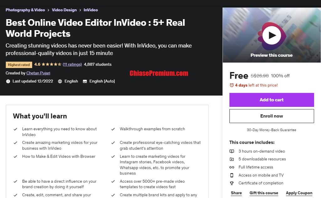 Best Online Video Editor InVideo : 5+ Real World Projects