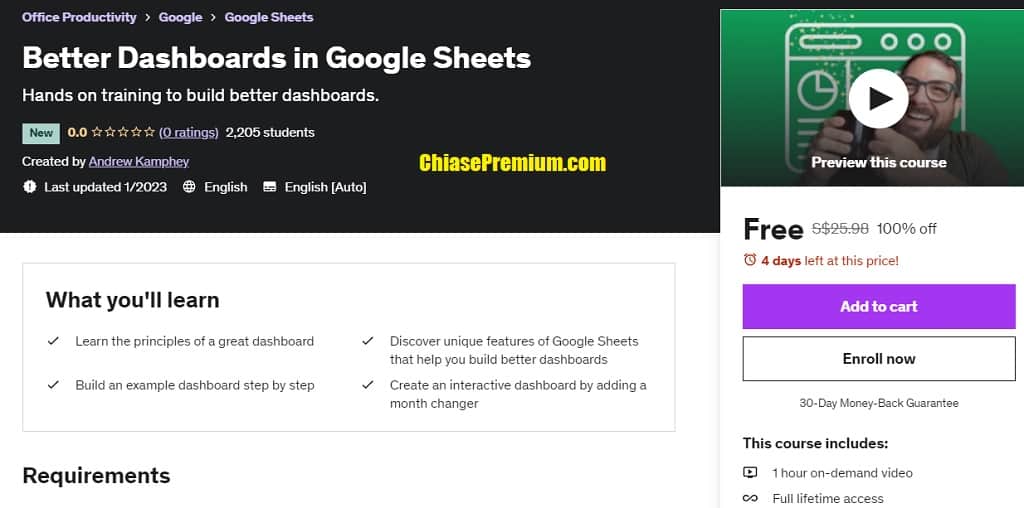 Better Dashboards in Google Sheets
