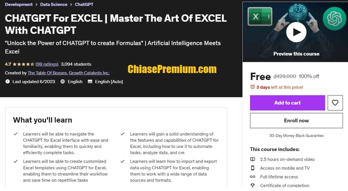 CHATGPT For EXCEL | Master The Art Of EXCEL With CHATGPT