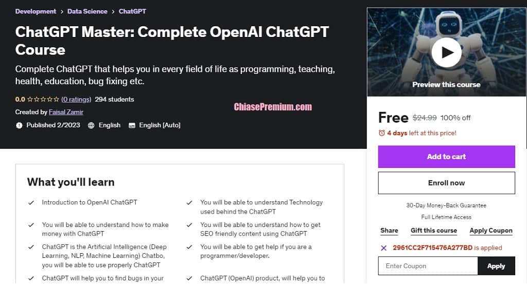ChatGPT Master: Complete OpenAI ChatGPT Course
