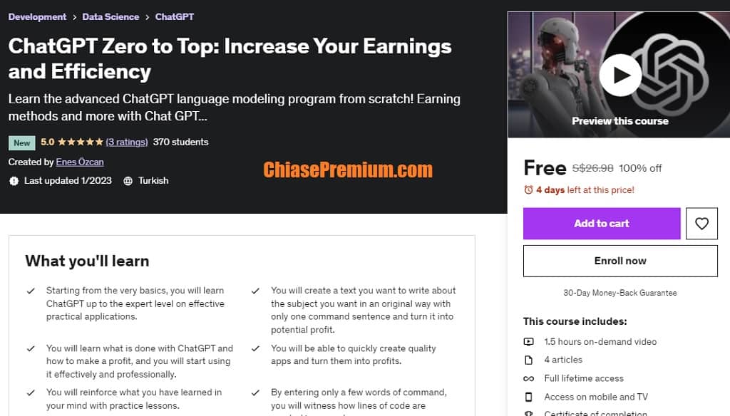 ChatGPT Zero to Top: Increase Your Earnings and Efficiency