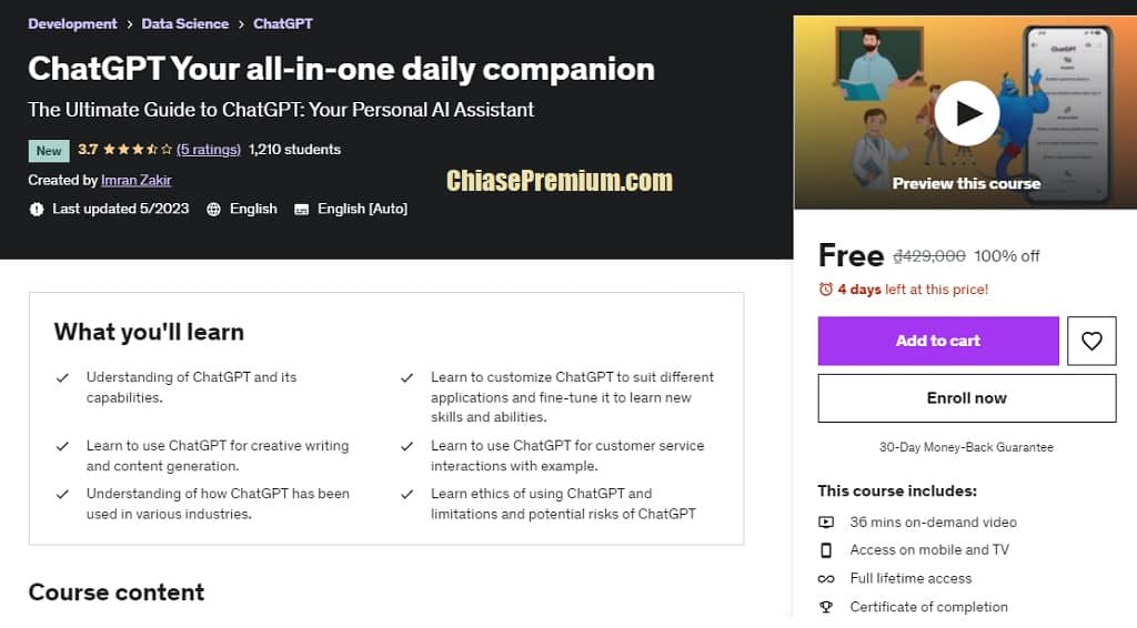 ChatGPT Your all-in-one daily companion