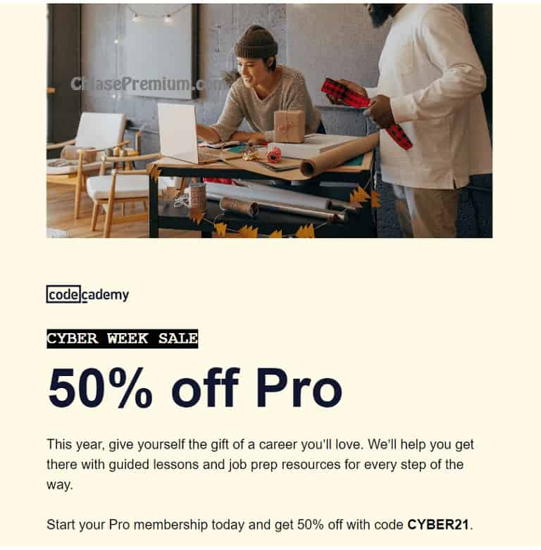 Cyber Week Sale: 50% off Pro