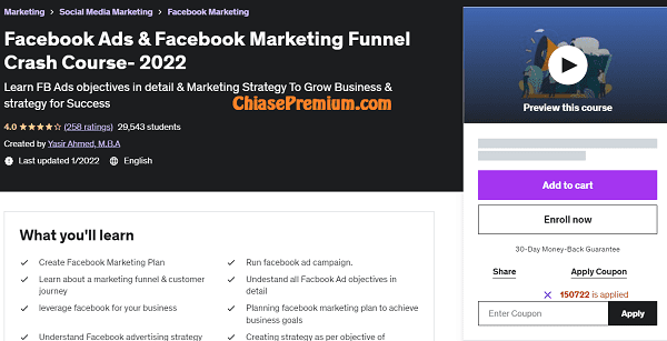 Facebook Ads & Facebook Marketing Funnel Crash Course