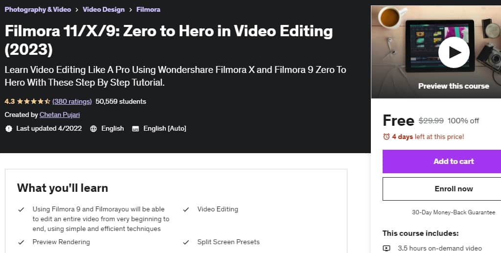 Filmora 11/X/9: Zero to Hero in Video Editing