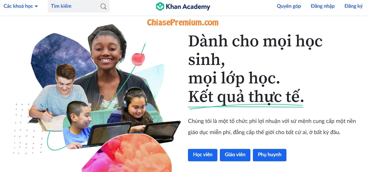 Khan Academy đã có giao diện tiếng Việt khá đầy đủ (cập nhật 2021)